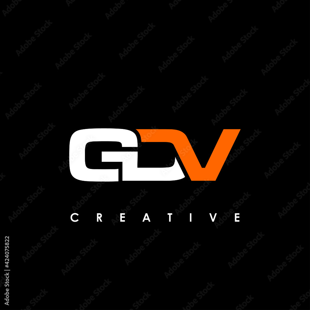 GDV Letter Initial Logo Design Template Vector Illustration GDV Letter Initial Logo Design Template Vector Illustration