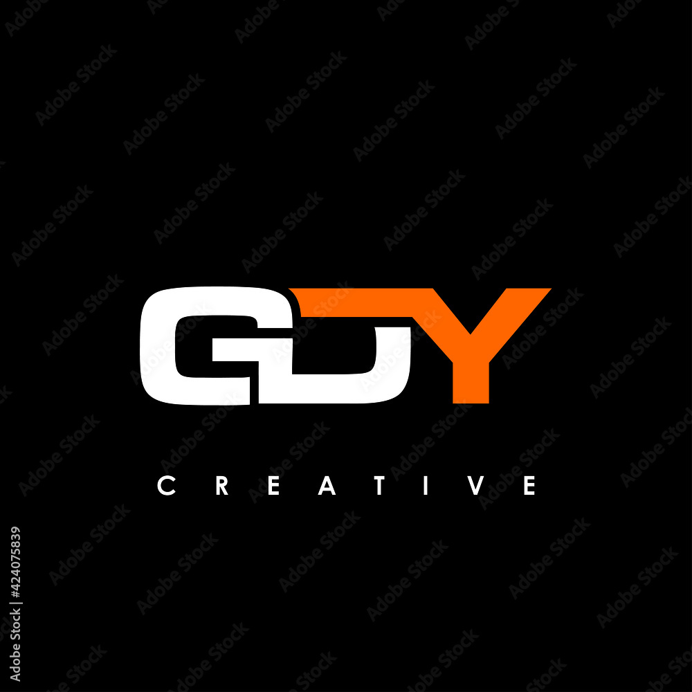 GDY Letter Initial Logo Design Template Vector Illustration