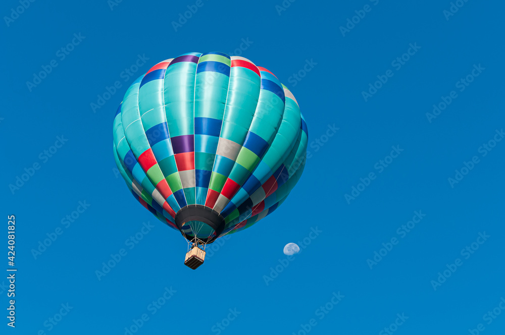 Hot Air Balloon and the Moon Hot Air Balloon and the Moon