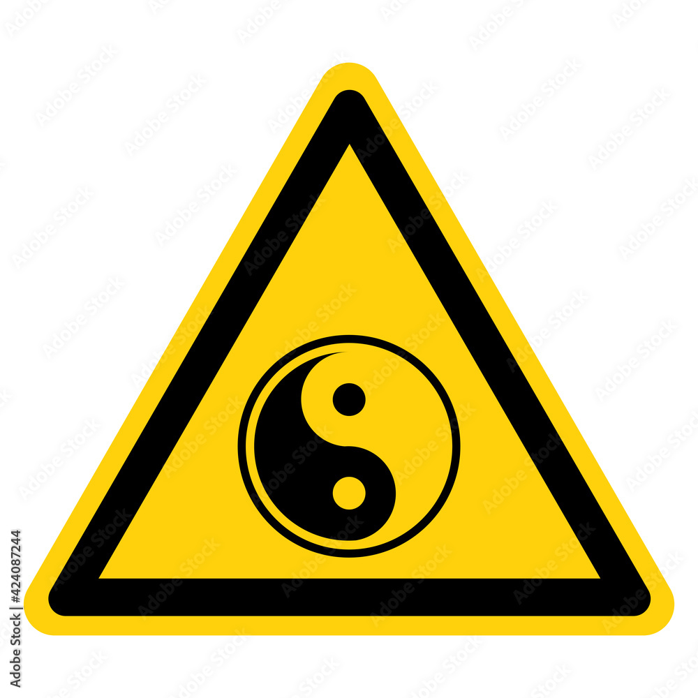 Yin And Yang Symbol Sign,Vector Illustration, Isolate On White Background Label. EPS10 Yin And Yang Symbol Sign,Vector Illustration, Isolate On White Background Label. EPS10
