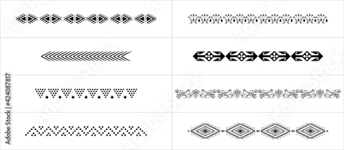 vector set of curlers