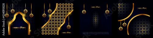 ramadhan kareem background template