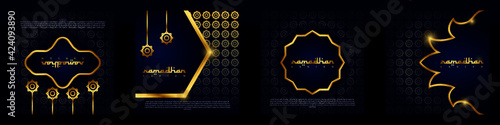 ramadhan kareem background template