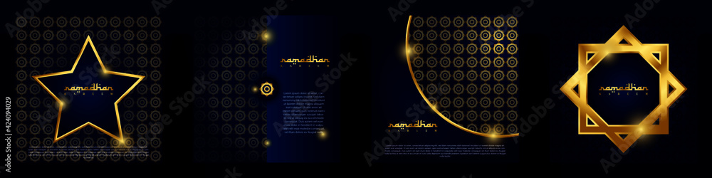 Obraz premium ramadhan kareem background template