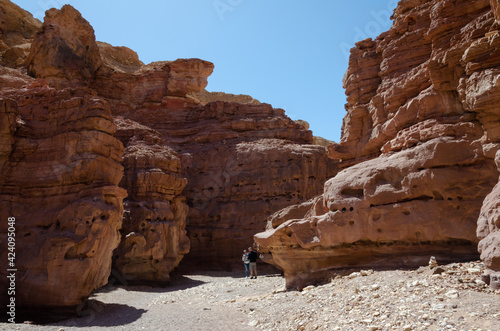 mountain landscape in Timna Park in Israel