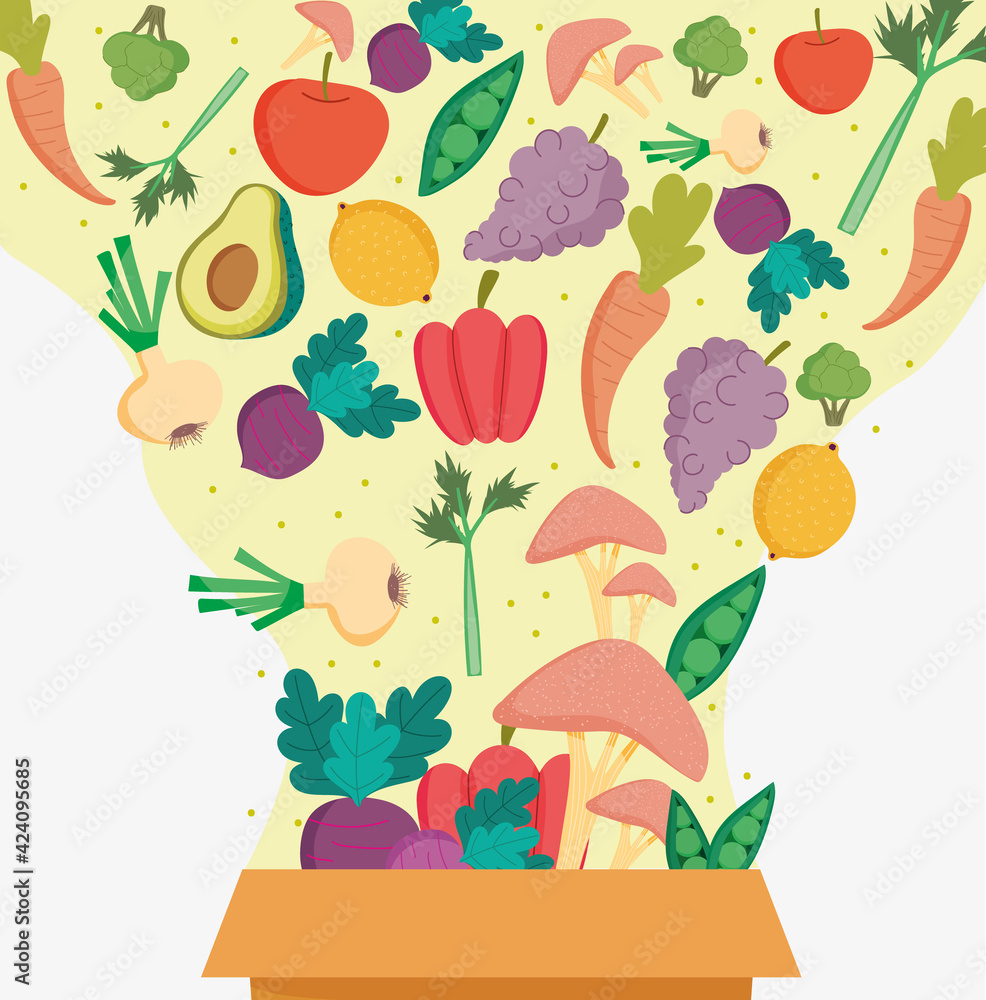 Fototapeta premium fall healthy food