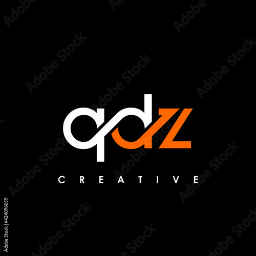 QDZ Letter Initial Logo Design Template Vector Illustration