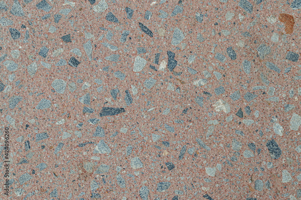 Fototapeta premium Grey and brown stone texture abstraction with crackle.