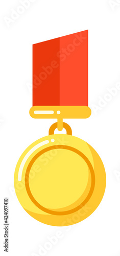 Golden medal to rewarding for business achievement or sport