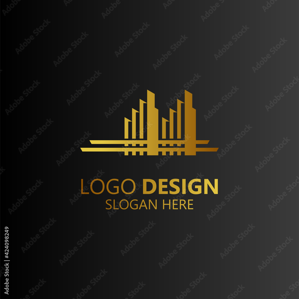 luxury apartment and buildings logo design luxury apartment and buildings logo design