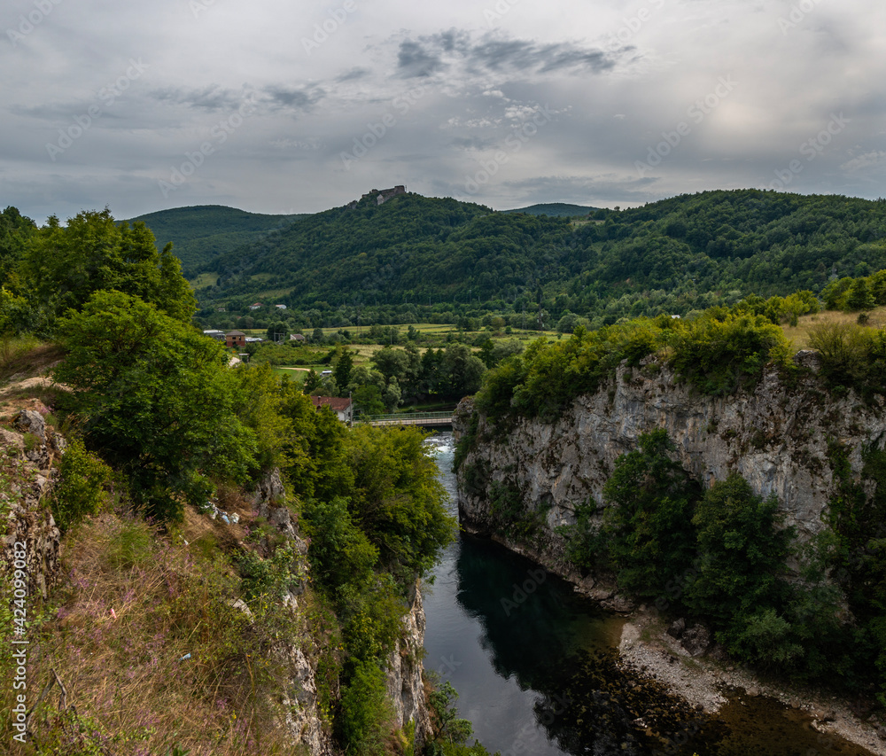 river in the mountains