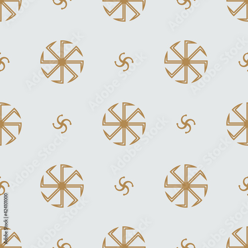 Seamless pattern of ancient