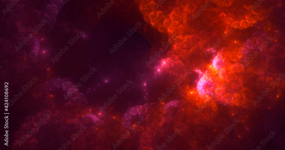 3D rendering abstract multicolor fractal light background 3D rendering abstract multicolor fractal light background