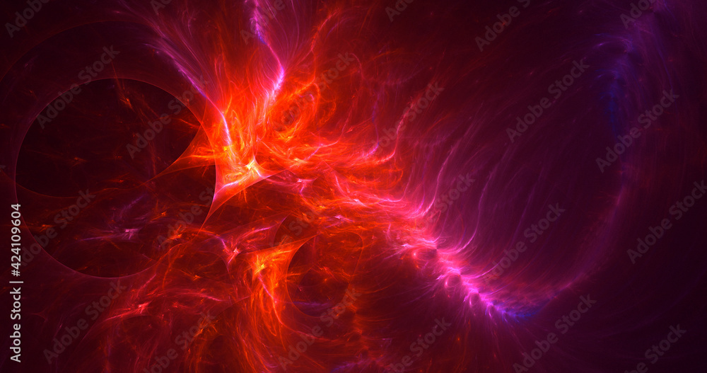 3D rendering abstract multicolor fractal light background 3D rendering abstract multicolor fractal light background