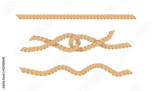 Knot as Complication of Cordage with Bend and Loop Vector Set