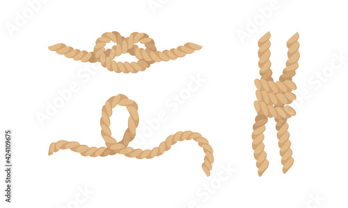 Knot as Complication of Cordage with Bend and Loop Vector Set