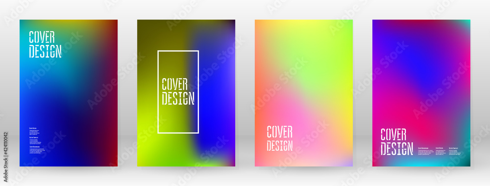 Pastel Soft. Rainbow Gradient Set Color Background Pastel Soft. Rainbow Gradient Set Color Background