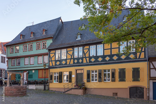 Historisches Gebäude auf dem Höchster Schlossplatz, Frankfurt-Höchst, Hessen photo