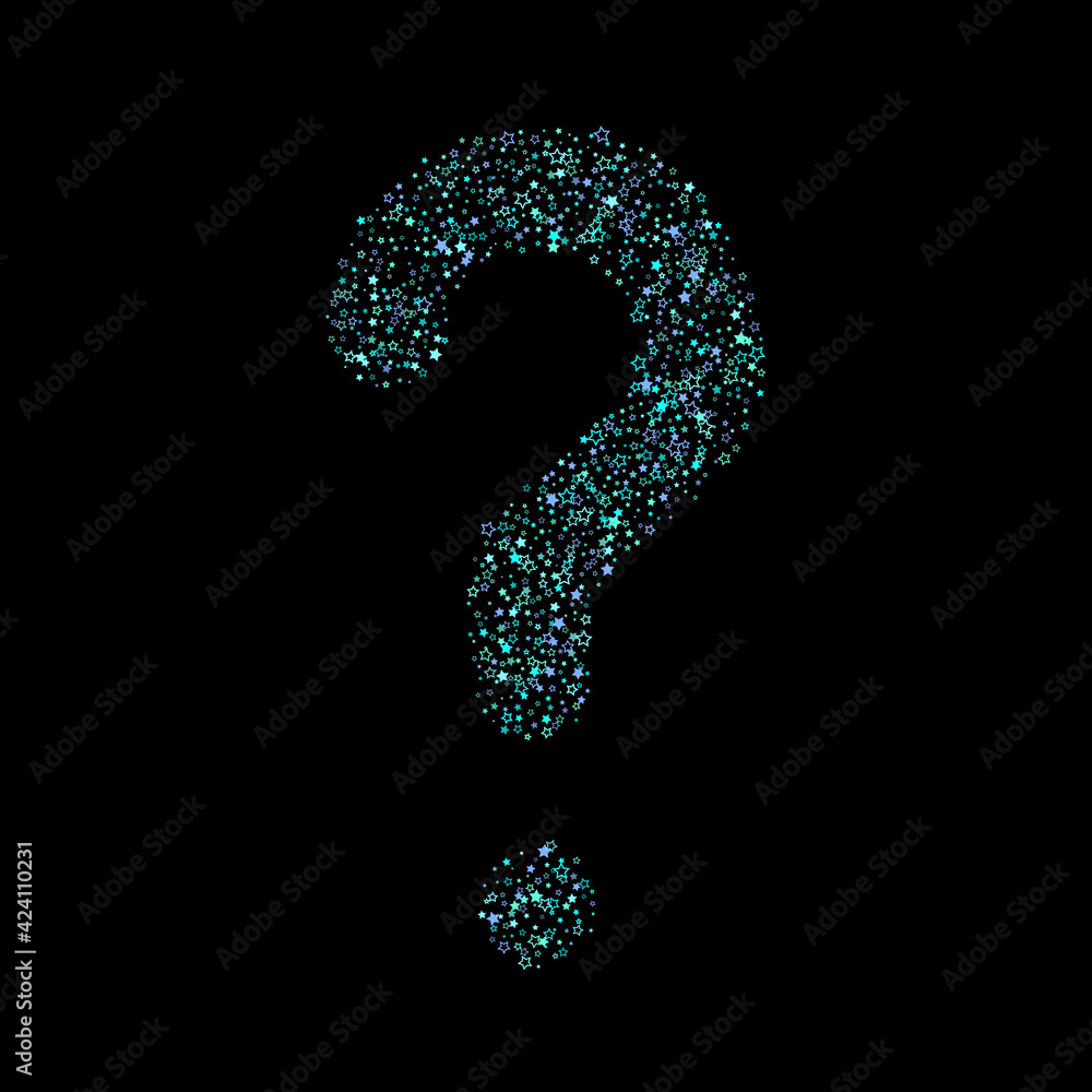 Blue, cyan, turquoise glitter stars, confetti. Blue, cyan, turquoise glitter stars, confetti.