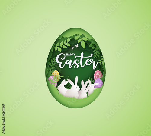 Illustration of Easter day