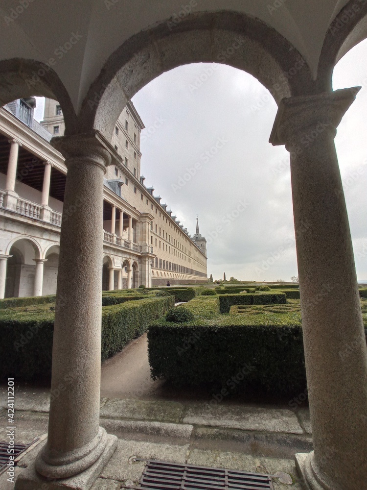 Jardín de los Frailes en el Monasterio de San Lorenzo de El Escorial