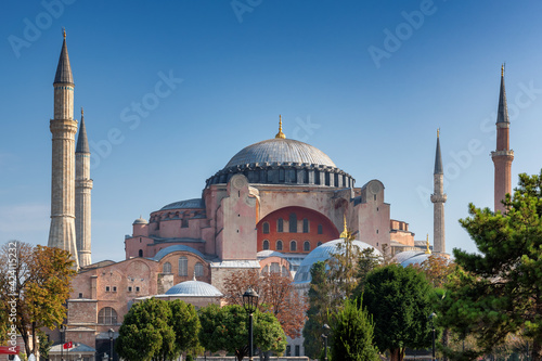 Hagia Sophia Grand Mosque in Istanbul, Turkey.