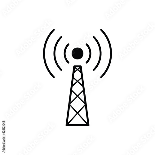 broadcast, transmitter antenna icon design