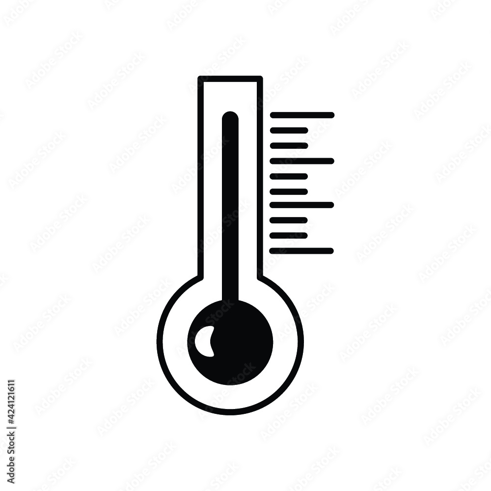 thermometer icon, sign, symbol thermometer icon, sign, symbol