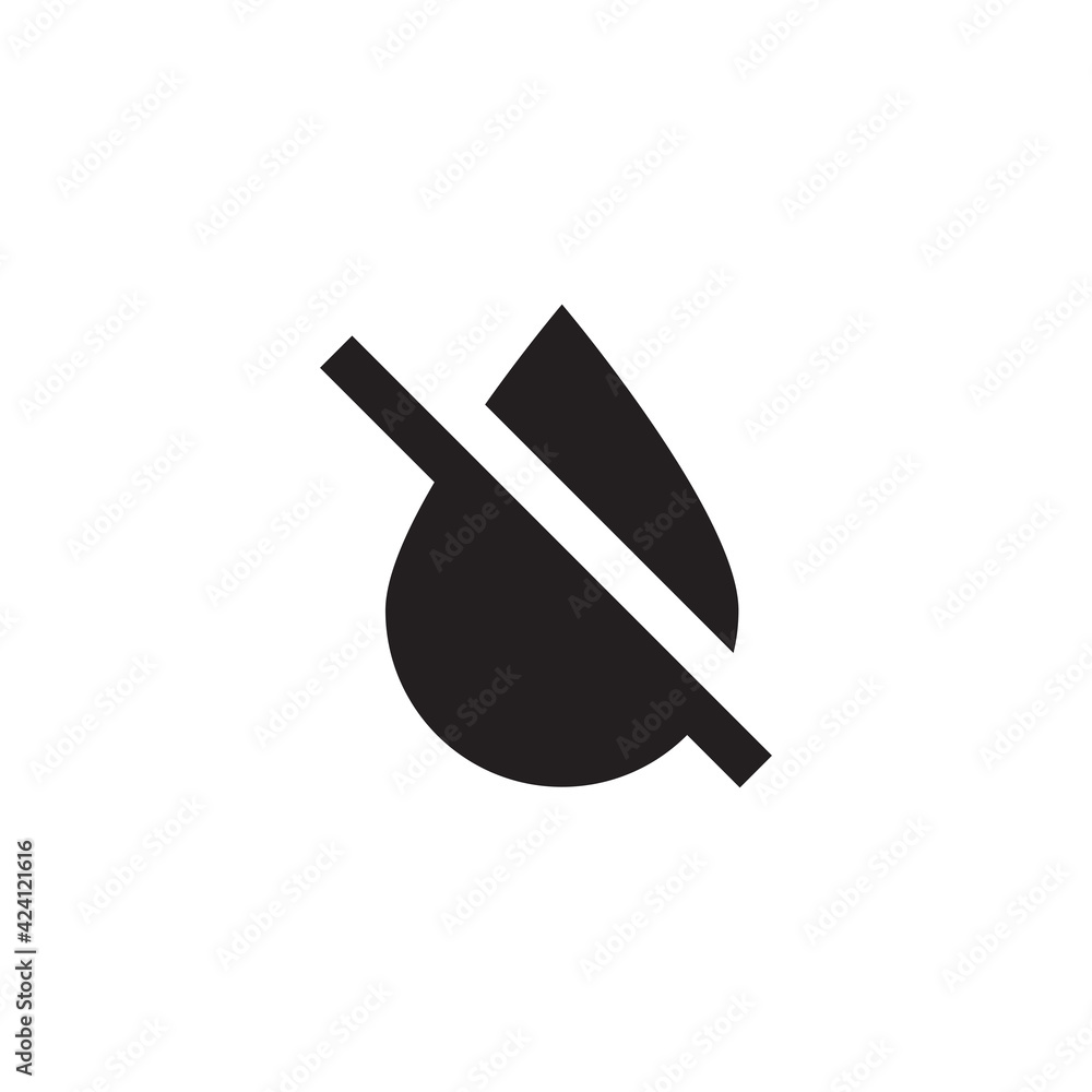 no water sign. no water vector icon no water sign. no water vector icon