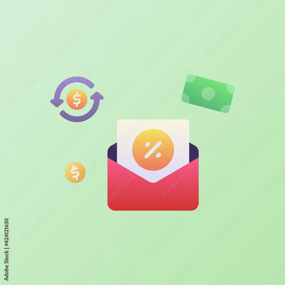 discount icons set collection with smooth style coloring discount icons set collection with smooth style coloring