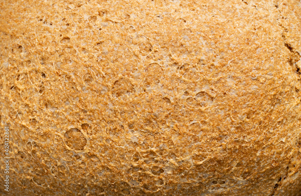 Homemade Whole Grain Bread, Freshly Baked Wholegrain Loaf Bun