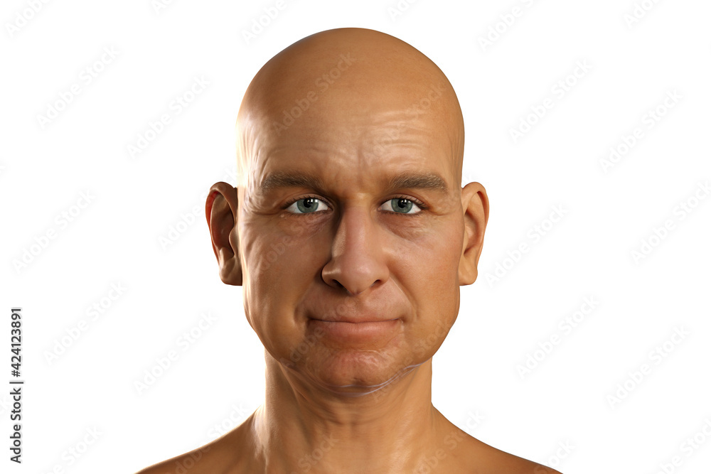 Portrait of a healthy man isolated on white background Portrait of a healthy man isolated on white background