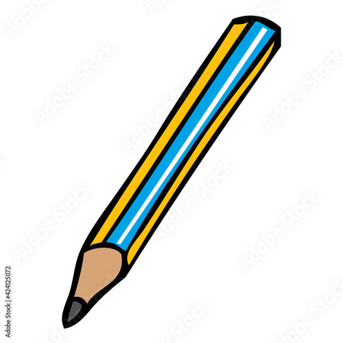 pencil vector illustration,isolated on white background