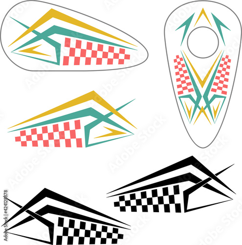 Tribal Bike Decal