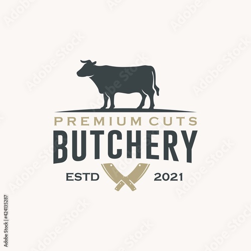Butchery Logo Design Template