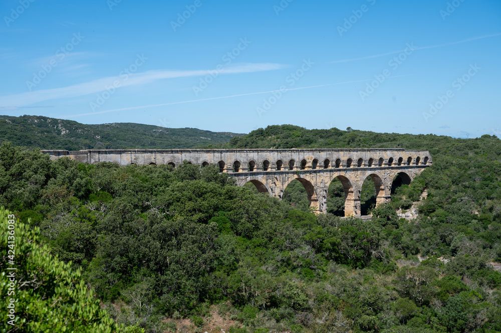 Pont du Gard dans le sud de la France
