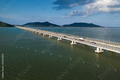 Bridge Tinsulanonda the longest bridge in thailand