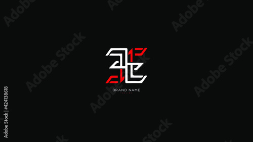 Alphabet letter Initial E, EE, EL logo vector design, minimal, innovative, creative, symbol, sign, monogram, template, logotype, concept, branding for premium business typeface, startup, company etc.