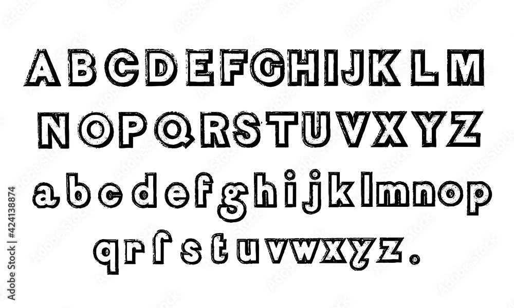 Alphabet Font Set Alphabet Font Set