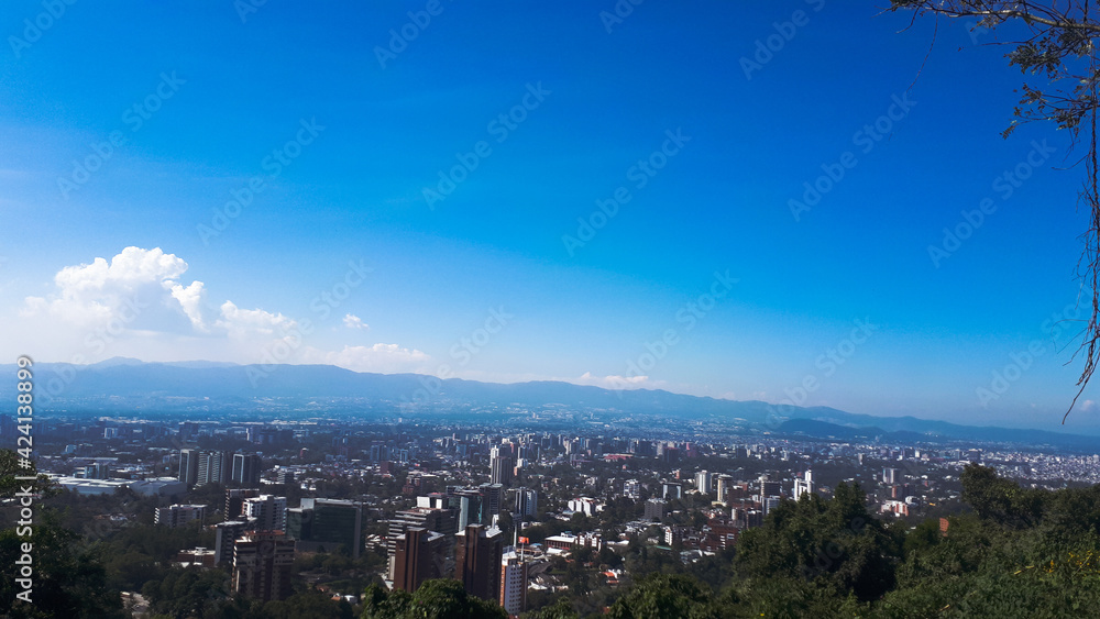 panorama of Guatemala City