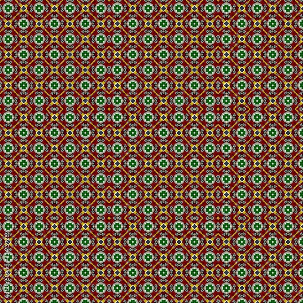 Abstract Illustration of Modern Seamless Pattern Abstract Illustration of Modern Seamless Pattern