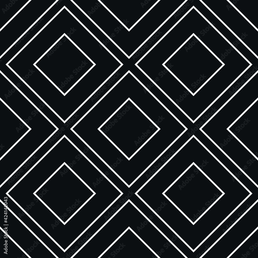 black and white seamless pattern with geometric shapes, squares, lines, rhombus, rectangles black and white seamless pattern with geometric shapes, squares, lines, rhombus, rectangles