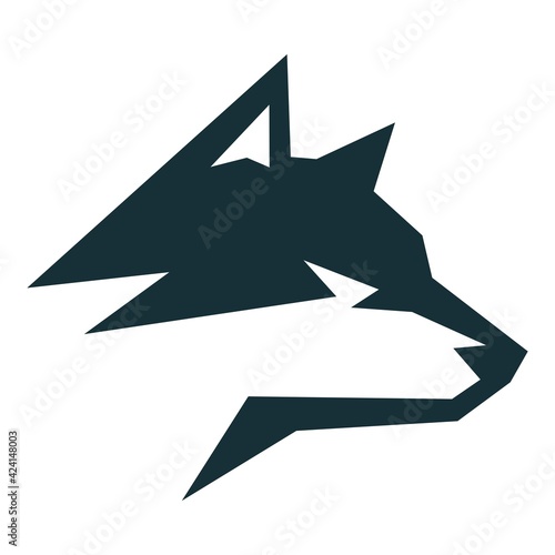 Wolf Logo Template 
Wolf Silhouette Vector Template