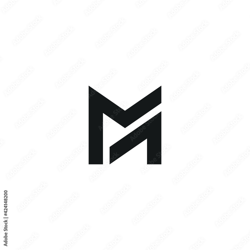 initial MA logo design vector initial MA logo design vector