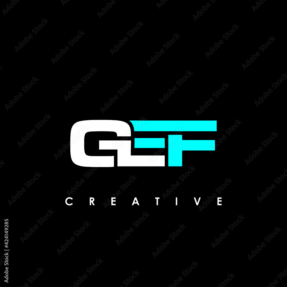 GEF Letter Initial Logo Design Template Vector Illustration GEF Letter Initial Logo Design Template Vector Illustration