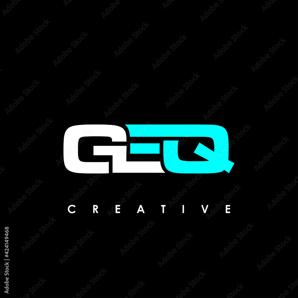 GEQ Letter Initial Logo Design Template Vector Illustration GEQ Letter Initial Logo Design Template Vector Illustration