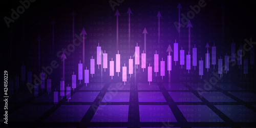 2d rendering Stock market online business concept. business Graph  © deepagopi2011
