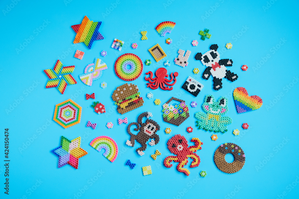 アイロンビーズ 動物 Stock Photo Adobe Stock