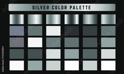 Silver Vector Color Palette