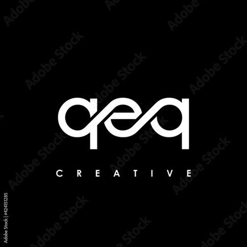 QEQ Letter Initial Logo Design Template Vector Illustration